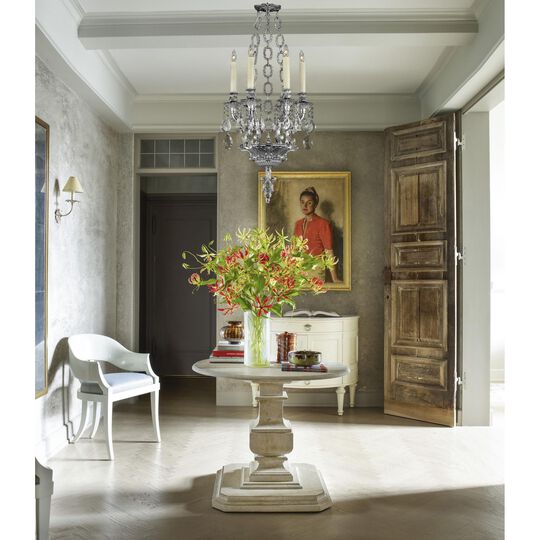 Blairsden 6 Light Mini Chandelier by American Brass and Crystal