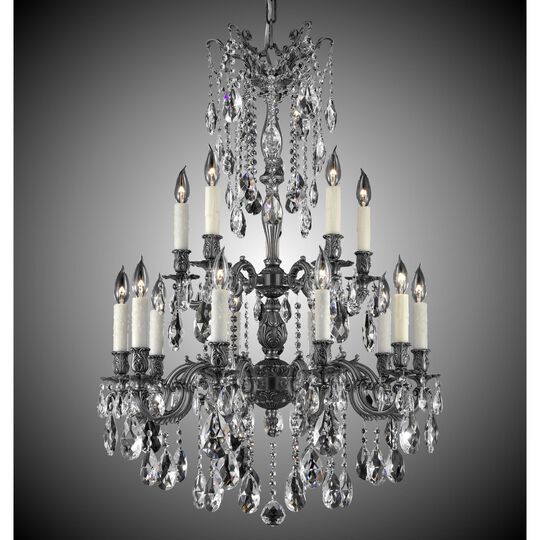 Bellagio Chandelier by American Brass and Crystal