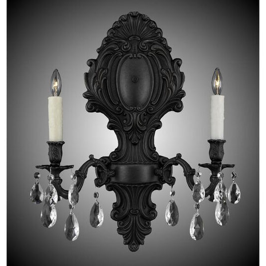 22 Inch Wall Sconce by American Brass and Crystal