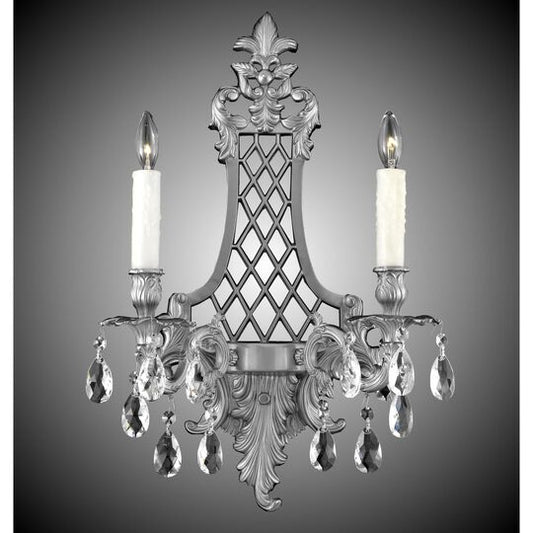 22 Inch Wall Sconce by American Brass and Crystal