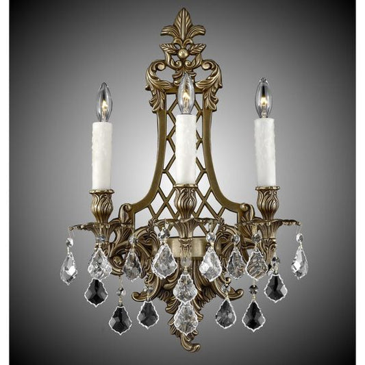 22 Inch Wall Sconce by American Brass and Crystal