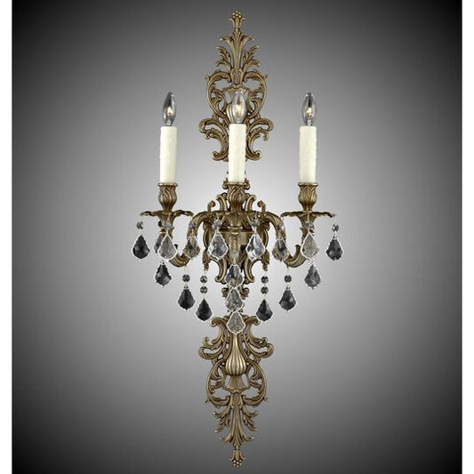 35 Inch Wall Sconce by American Brass and Crystal