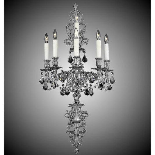 35 Inch Wall Sconce by American Brass and Crystal