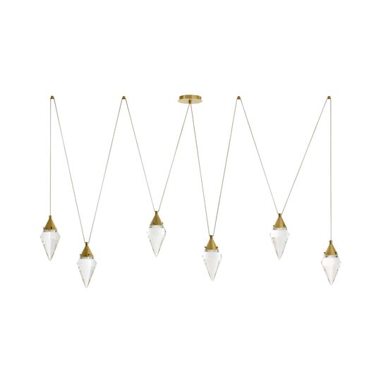 Berkley 82 Inch Multi Light Pendant by Arteriors Home