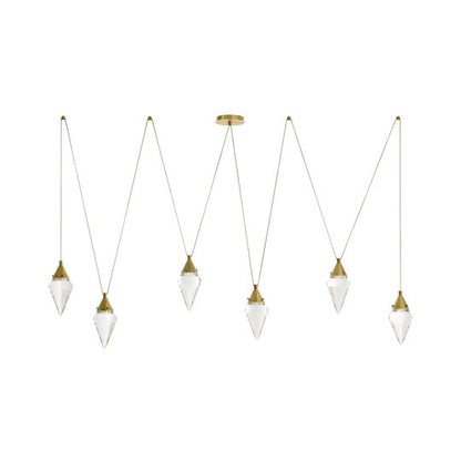 Berkley 82 Inch Multi Light Pendant by Arteriors Home