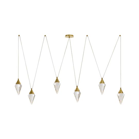 Berkley 82 Inch Multi Light Pendant by Arteriors Home