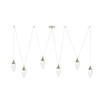Berkley 82 Inch Multi Light Pendant by Arteriors Home