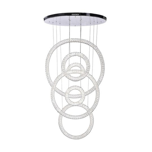 Celina 34 Inch LED Multi Light Pendant by CWI Lighting