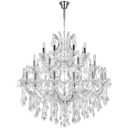 Maria Theresa 42 Inch 33 Light Chandelier by CWI Lighting