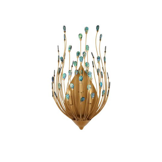 Delphos 14 Inch Wall Sconce by Currey and Company
