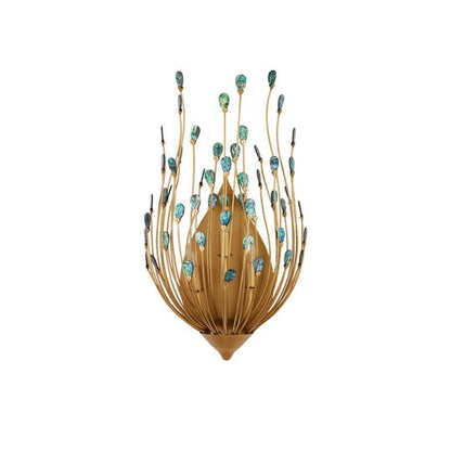 Delphos 14 Inch Wall Sconce by Currey and Company