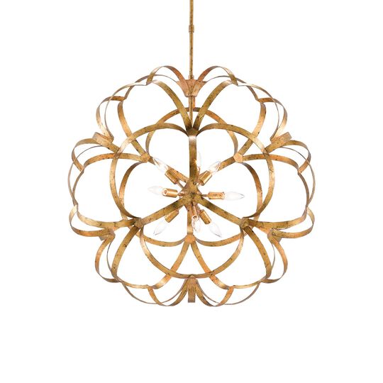 Sappho 33 Inch Large Pendant by Currey and Company