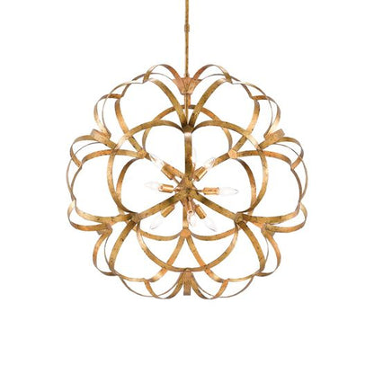 Sappho 33 Inch Large Pendant by Currey and Company