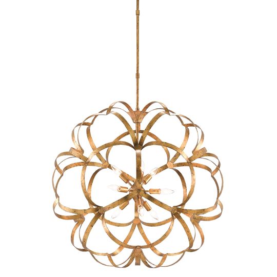 Sappho 33 Inch Large Pendant by Currey and Company