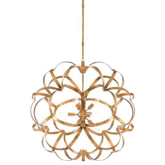 Sappho 33 Inch Large Pendant by Currey and Company