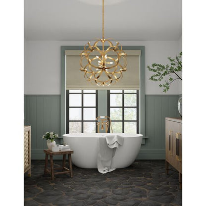 Sappho 33 Inch Large Pendant by Currey and Company