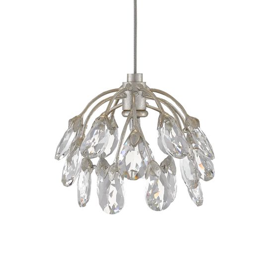 Crystal Bud 7 Light LED Multi Light Pendant by Currey and Company