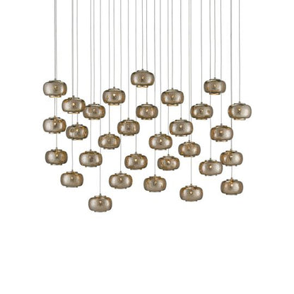 Pepper 54 Inch 30 Light LED Multi Light Pendant by Currey and Company