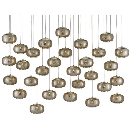 Pepper 54 Inch 30 Light LED Multi Light Pendant by Currey and Company