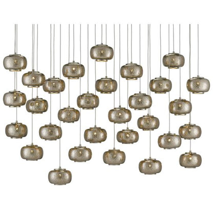 Pepper 54 Inch 30 Light LED Multi Light Pendant by Currey and Company