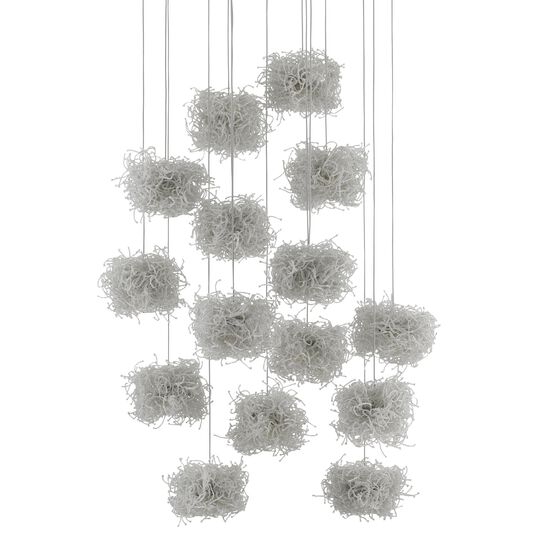 Birds Nest 15 Light LED Multi Light Pendant by Currey and Company