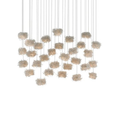 Birds Nest 54 Inch 30 Light LED Multi Light Pendant by Currey and Company