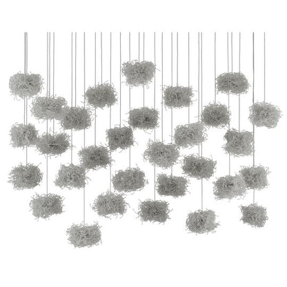 Birds Nest 54 Inch 30 Light LED Multi Light Pendant by Currey and Company
