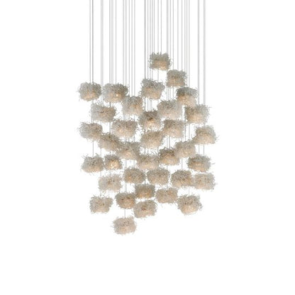 Birds Nest 36 Light LED Multi Light Pendant by Currey and Company