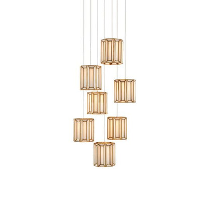 Daze 17 Inch Multi Light Pendant by Currey and Company