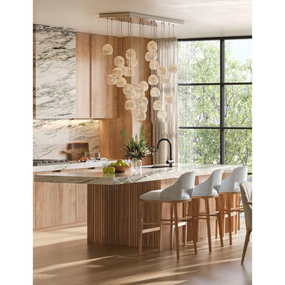Lazio 24 Inch Multi Light Pendant by Currey and Company