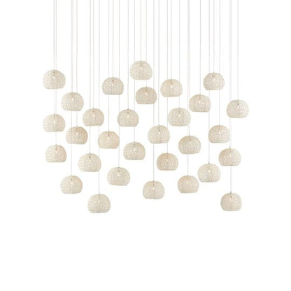 Piero 54 Inch Multi Light Pendant by Currey and Company