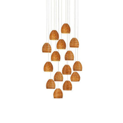Beehive 25 Inch 15 Light Multi Light Pendant by Currey and Company