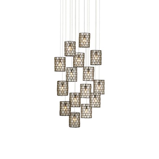 Regatta 23 Inch 15 Light LED Multi Light Pendant by Currey and Company