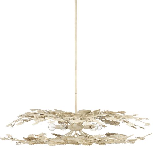 Maidenhair 40 Inch 5 Light Semi Flush Mount by Currey and Company