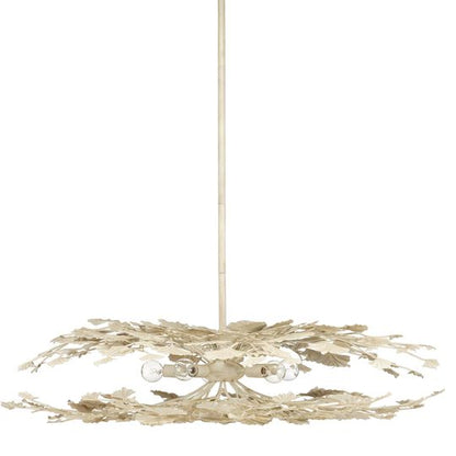 Maidenhair 40 Inch 5 Light Semi Flush Mount by Currey and Company