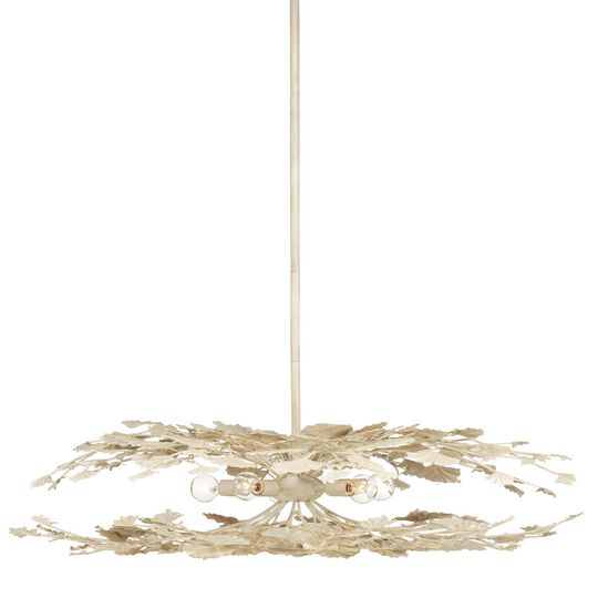 Maidenhair 40 Inch 5 Light Semi Flush Mount by Currey and Company