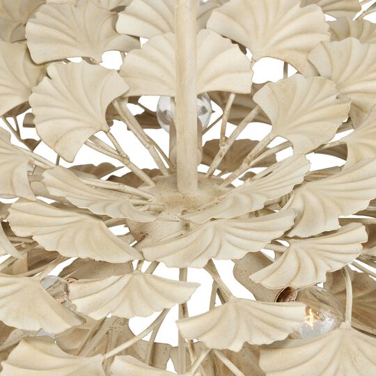 Maidenhair 40 Inch 5 Light Semi Flush Mount by Currey and Company