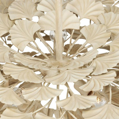 Maidenhair 40 Inch 5 Light Semi Flush Mount by Currey and Company