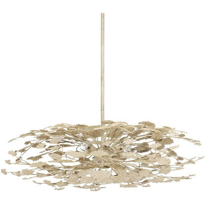Maidenhair 40 Inch 5 Light Semi Flush Mount by Currey and Company