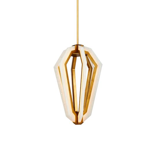 Riviere 13 Inch Large Pendant by Currey and Company