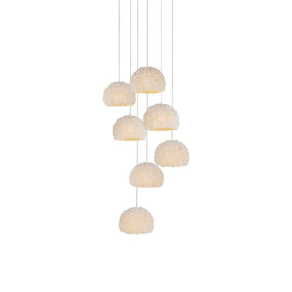 Virtu 13 Inch Multi Light Pendant by Currey and Company