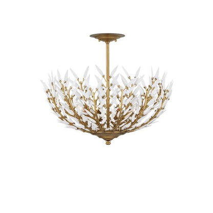 Magnum 22 Inch 4 Light Semi Flush Mount by Currey and Company