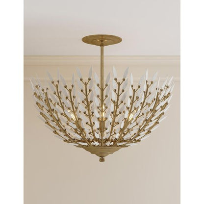 Magnum 22 Inch 4 Light Semi Flush Mount by Currey and Company