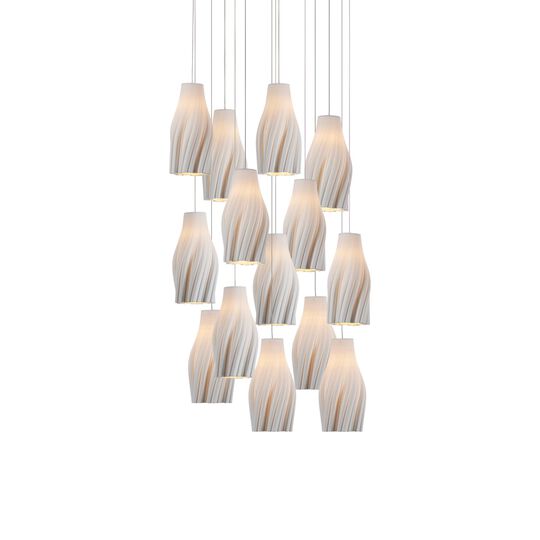 Posh 21 Inch Multi Light Pendant by Currey and Company