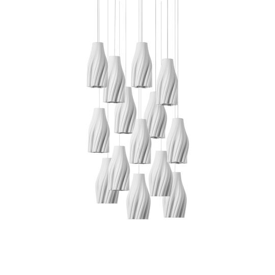 Posh 21 Inch Multi Light Pendant by Currey and Company