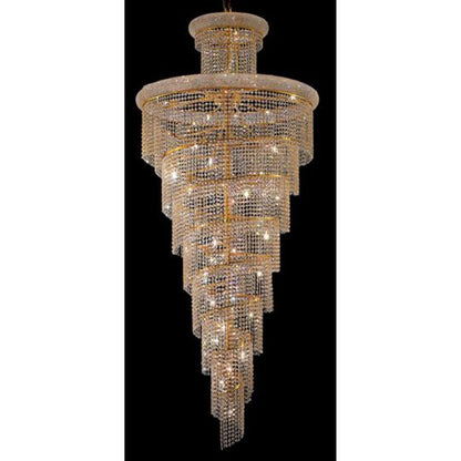 Spiral 36 Inch Large Pendant by Elegant Lighting