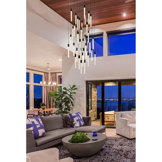 Weston 42 Inch 36 Light LED Multi Light Pendant by Elegant Lighting