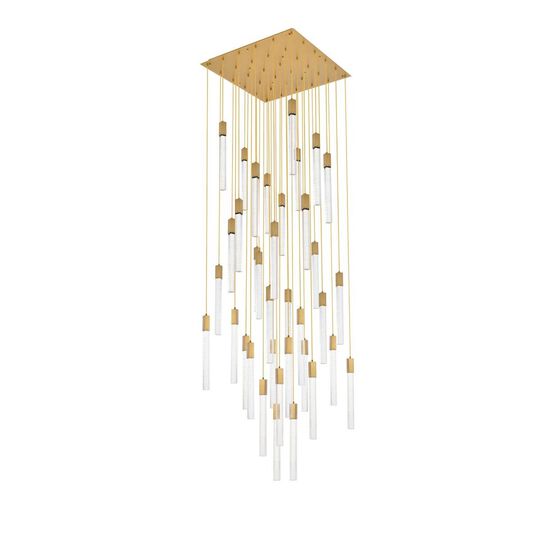 Weston 42 Inch 36 Light LED Multi Light Pendant by Elegant Lighting
