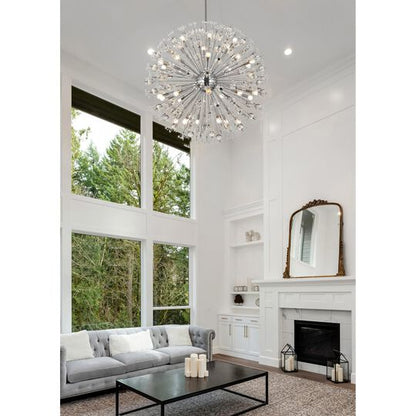 Vera 44 Inch Large Pendant by Elegant Lighting