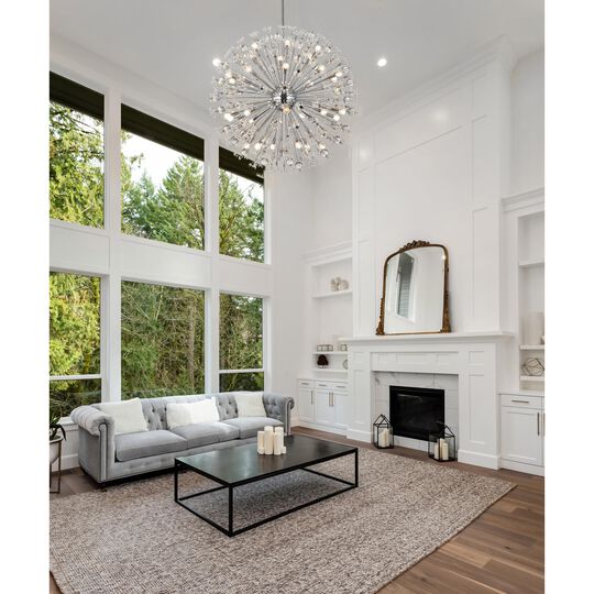 Vera 44 Inch Large Pendant by Elegant Lighting